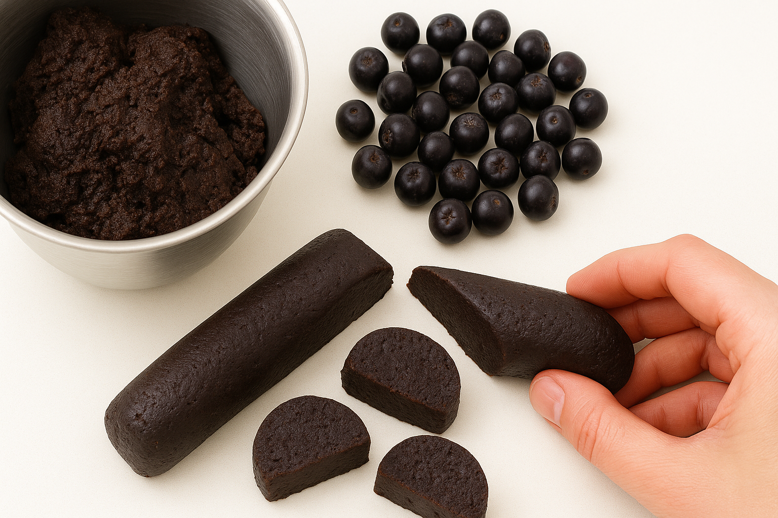 Marmeladiniai saldainiai 1 Marmeladiniai saldainiai su aronijomis gamyba