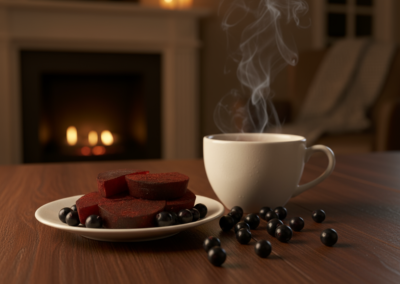 Juodųjų serbentų marmeladinės puselės 3 Marmeladiniai saldainiai su juodaisiais serbentais