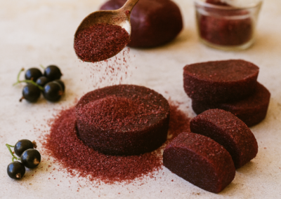 Juodųjų serbentų marmeladinės puselės 2 Marmeladiniai saldainiai su juodaisiais serbentais gamyba