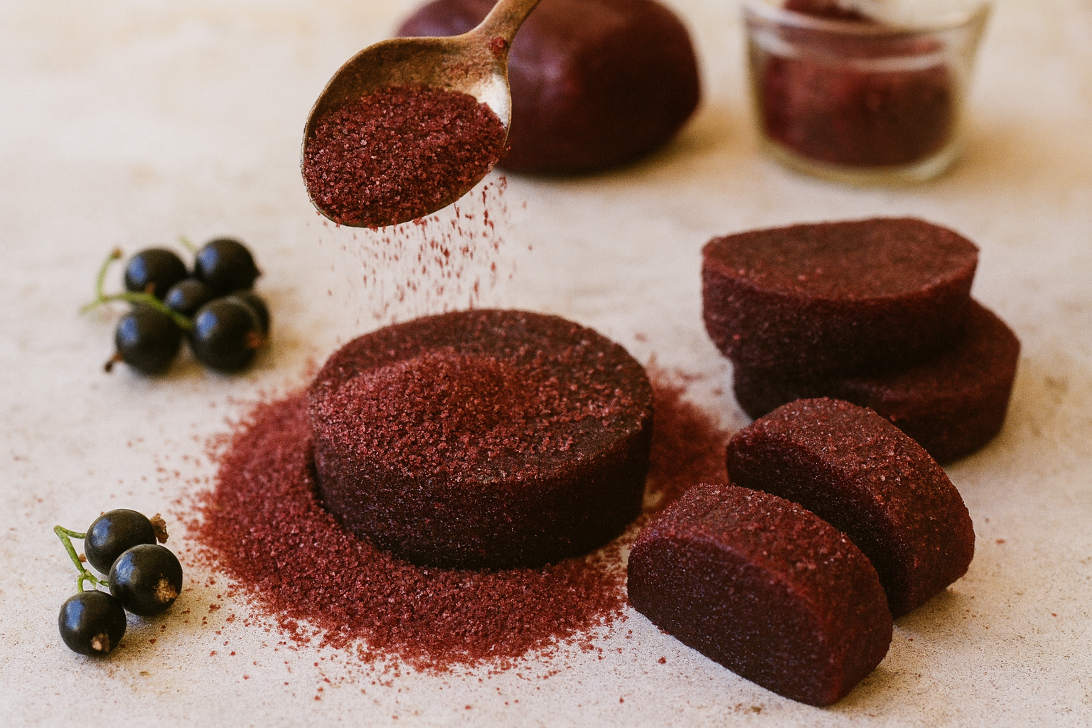 Marmeladiniai saldainiai 3 Marmeladiniai saldainiai su juodaisiais serbentais gamyba