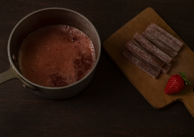 Marmeladiniai siaudeliai su braskemis gamyba