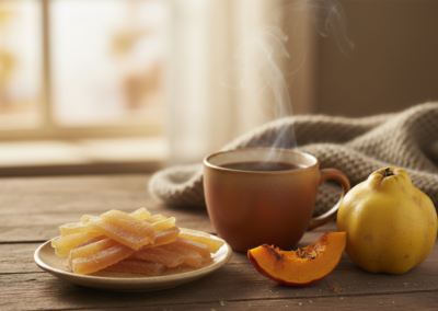 Marmeladiniai šiaudeliai su moliūgų - svarainių sultimis 4 Marmeladiniai siaudeliai su moliugu svarainiu sultymis