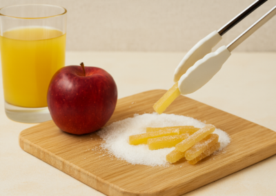 Marmeladiniai šiaudeliai su obuolių sultimis 2 Marmeladiniai siaudeliai su obuoliu sultymis gamyba