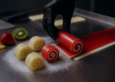 Vaisių sulčių marmeladiniai suktinukai 2 Marmeladiniai suktinukai vaisiu skonio gamyba