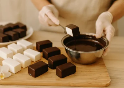 Saldainiai Deivė (paukščių pienas) 5 Saldainiai Deive gamyba 1