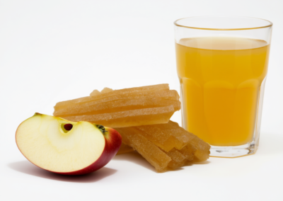 Marmeladiniai šiaudeliai su obuolių sultimis 3 Siaudeliai su obuoliu sultymis 2