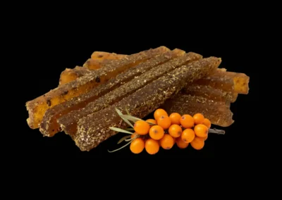 Marmeladiniai šiaudeliai su šaltalankių uogomis 5 Siaudeliai sus altalankiu uogom