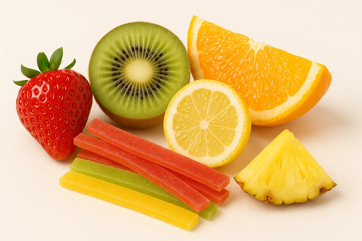 Gaminiai 3 Siaudeliai vaisiu skonio