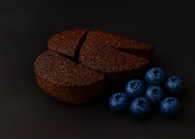 Mėlynių uogų marmeladinės puselės 6 Sldainiai su melyneniu uogomis