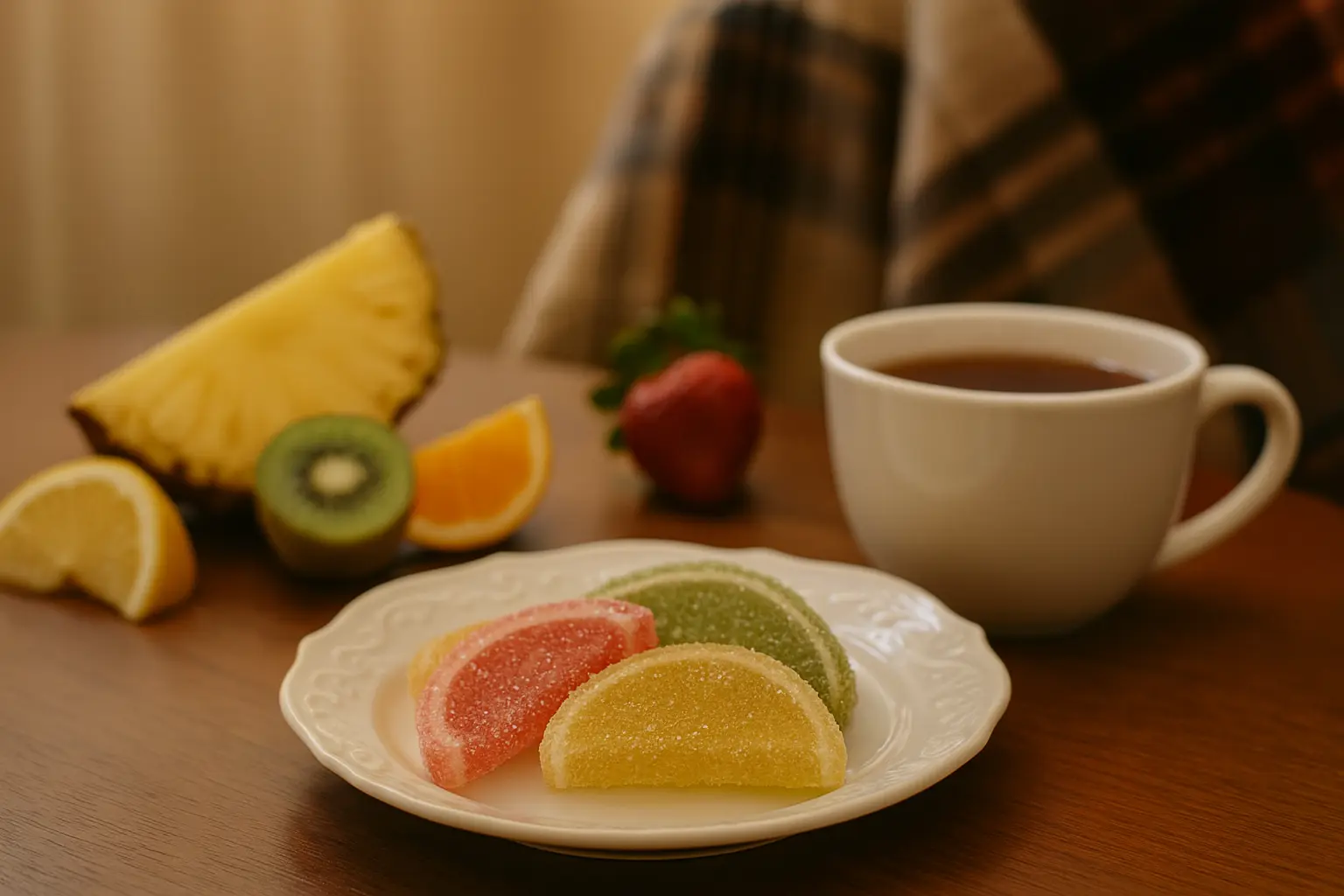 Vaisių sulčių marmeladinės skiltelės 1 Vaisiu sulciu marmelado skilteles